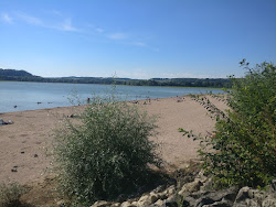 Plage du Lac de Villegusien'in fotoğrafı düz bir kıyı şeridi ile birlikte