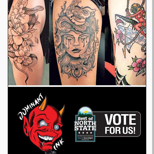 Explore koi sleeve tattoo ideas, creative tattoo ideas in Redding, available at Dominant Ink