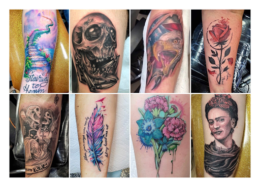 Explore air tattoo ideas, creative tattoo ideas in Kenosha, available at Kenosha Tattoo Company