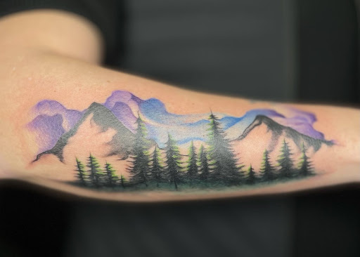 Explore gothic tattoo ideas for men, creative tattoo ideas in Peoria, available at Modern Ink Tattoo