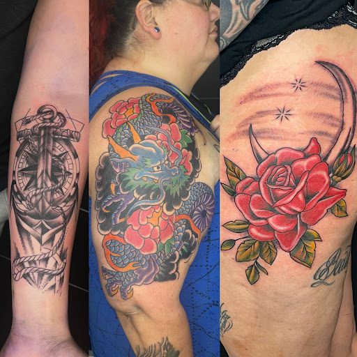 Explore tattoo elbow ideas, creative tattoo ideas in Leesburg, available at R And B Tattoo