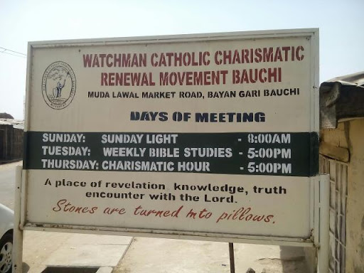 Watchman Catholic Charismatic Renewal Movement Bauchi, Bauchi, Nigeria, Catholic Church, state Bauchi