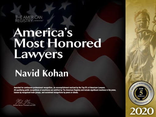 Bankruptcy Attorney «Law Offices of Navid Kohan», reviews and photos