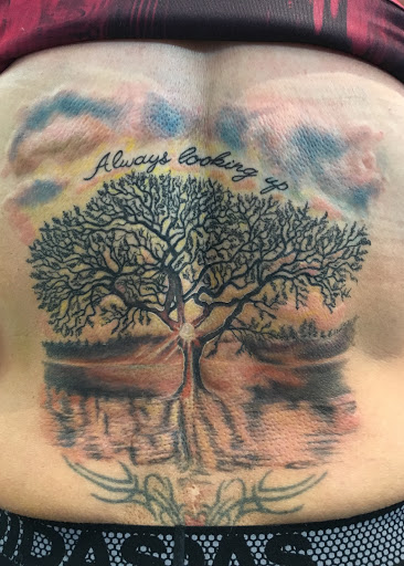 Explore tattoo ideas for a lost brother, creative tattoo ideas in Goshen, available at Lady Luck Studio
