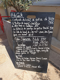 Menu du au comptoir, restaurant, bistrot & vins. à Piolenc