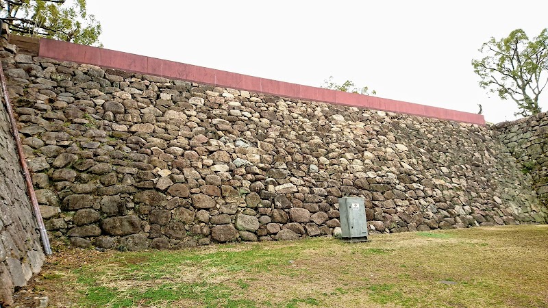 岡山城 西側石垣跡