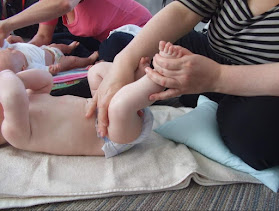 Soothing baby massage and children’s yoga