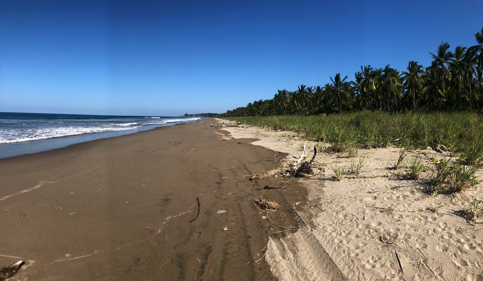 Chila beach的照片 带有长直海岸
