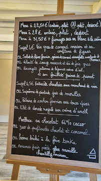 Menu / carte de L'Auberge Gourmande à Gilly-sur-Loire