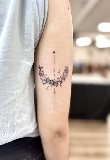 Explore church tattoo ideas, creative tattoo ideas in Arcadia, available at Ants Tattoo Arcadia Tattoo Shop