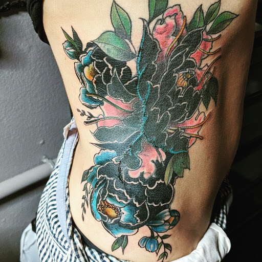 Explore female sleeve tattoo ideas, creative tattoo ideas in Clovis, available at High Sierra Tattoo Co.