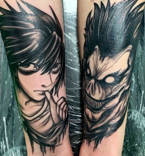 Explore art the clown tattoo ideas, creative tattoo ideas in Marietta, available at The Queen Bee Tattoo and Piercing Parlour