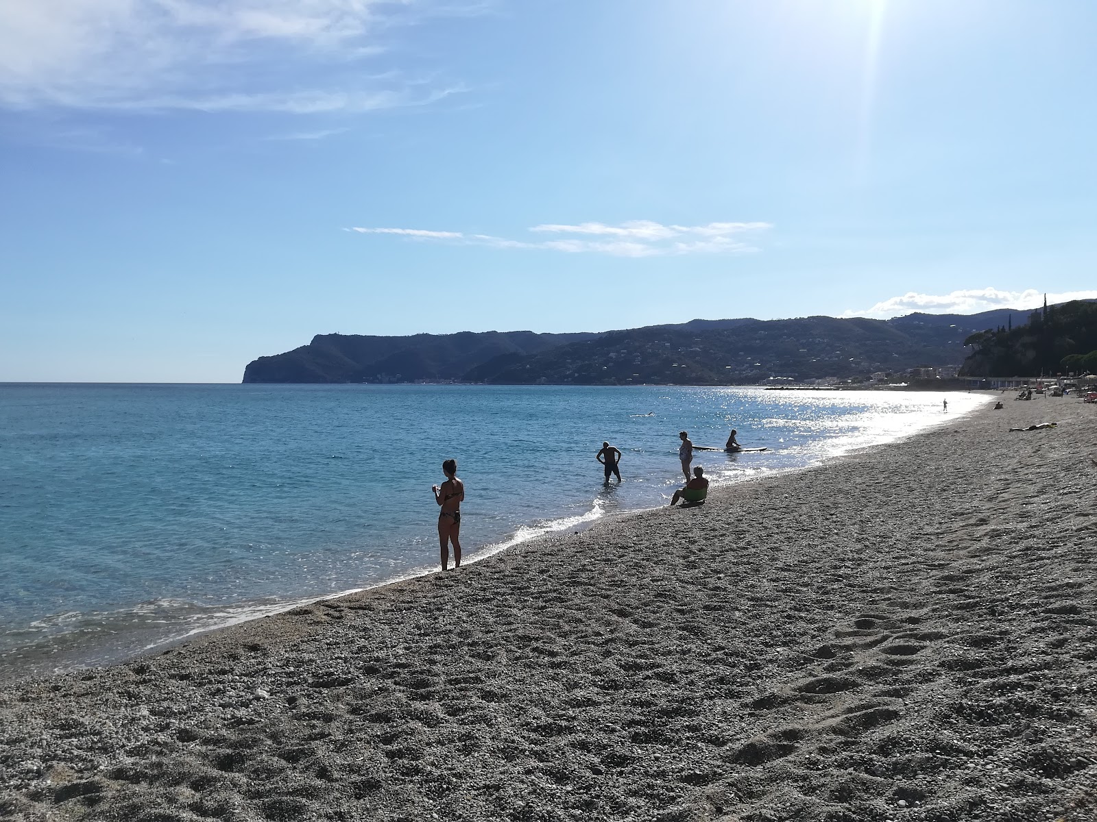 Photo de Spotorno Beach - bon endroit convivial pour les animaux de compagnie pour les vacances