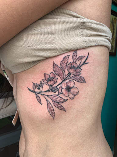 Explore thistle tattoo ideas, creative tattoo ideas in Fresno, available at True Anchor Tattooing