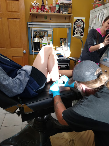 Explore unique knee tattoo ideas, creative tattoo ideas in Indianapolis, available at Artistic Skin Designs Inc