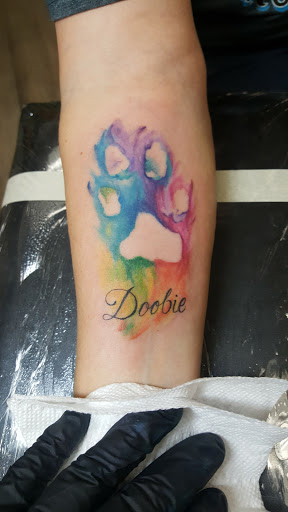 Explore tattoo ideas for crosses, creative tattoo ideas in Fresno, available at Happy Client Tattoo