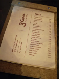 3 Copos - Tapas e Vinhos à Apúlia menu