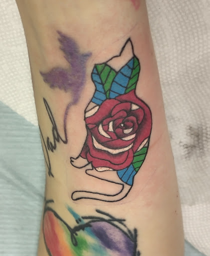 Explore smoke tattoo ideas, creative tattoo ideas in Carbondale, available at MsCandyTattoo