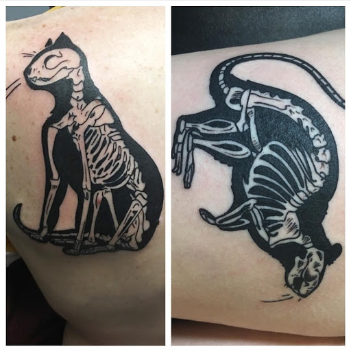 Explore forearm tattoo idea for men, creative tattoo ideas in Albuquerque, available at Route 66 Fine Line Tattoo