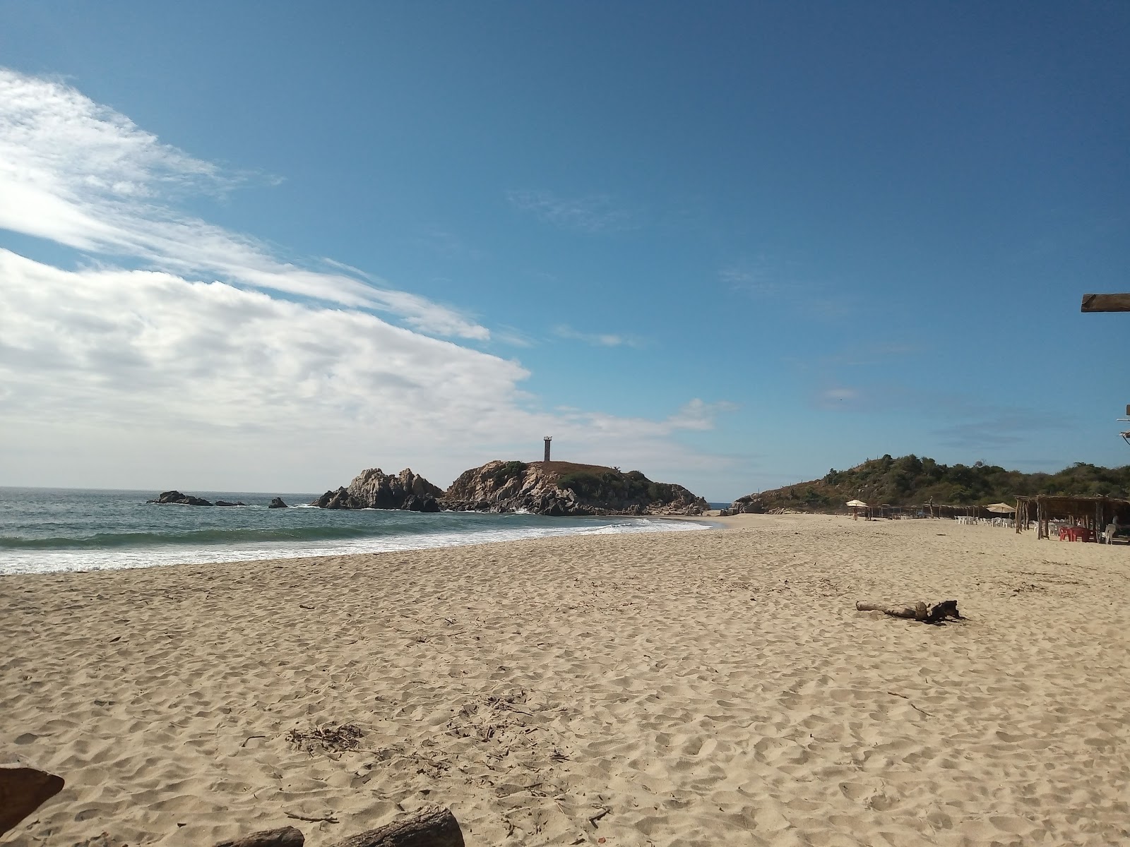 Zdjęcie Coyula beach z proste i długie