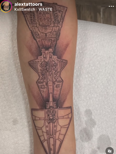 Explore fifth element tattoo ideas, creative tattoo ideas in Goose Creek, available at Red Kirin Tattoo