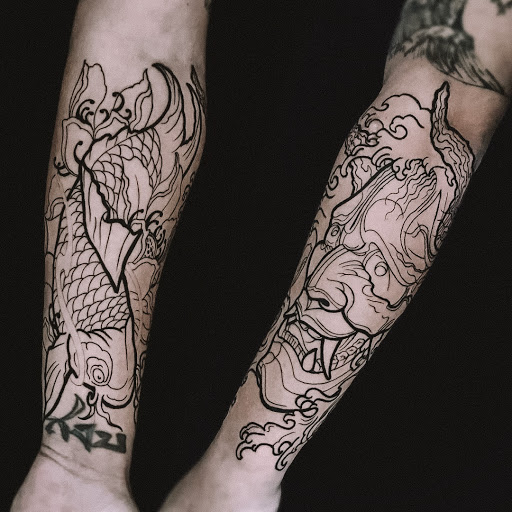 Explore the crow tattoo ideas, creative tattoo ideas in Corona, available at Crop Circles Tattoo Studio