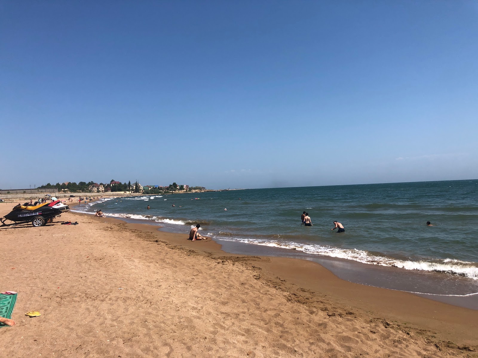 Photo de Primorskiy Park I Beach avec rivage droit, long