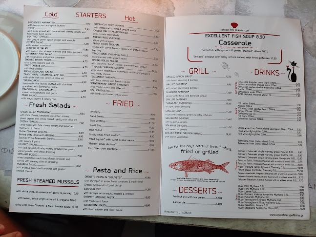 Αξιολογήσεις για το Ψαράκια & Θαλασσινά στην Βάρη - Εστιατόριο