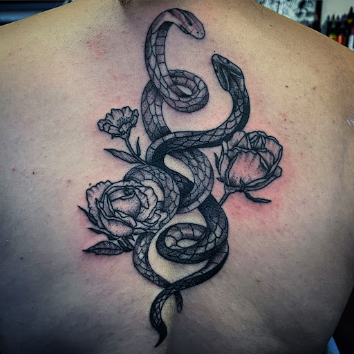 Explore female sleeve tattoos ideas, creative tattoo ideas in Madera, available at Sea Wolf Tattoo