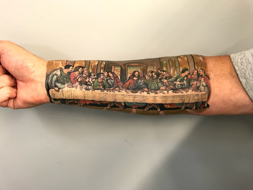 Find lunar moth tattoo ideas for your next unique tattoo in Easley at Amber Island Tattoo