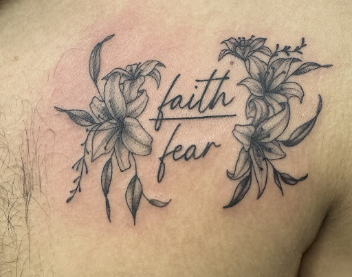 Explore moon tattoo ideas, creative tattoo ideas in Roselle, available at Atmosphere Tattoo Gallery - Roselle