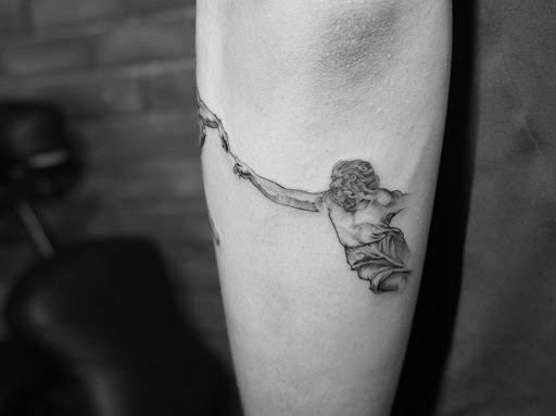 Explore life line tattoo ideas, creative tattoo ideas in El Monte, available at Baron Art Tattoo & Piercing Studio El Monte