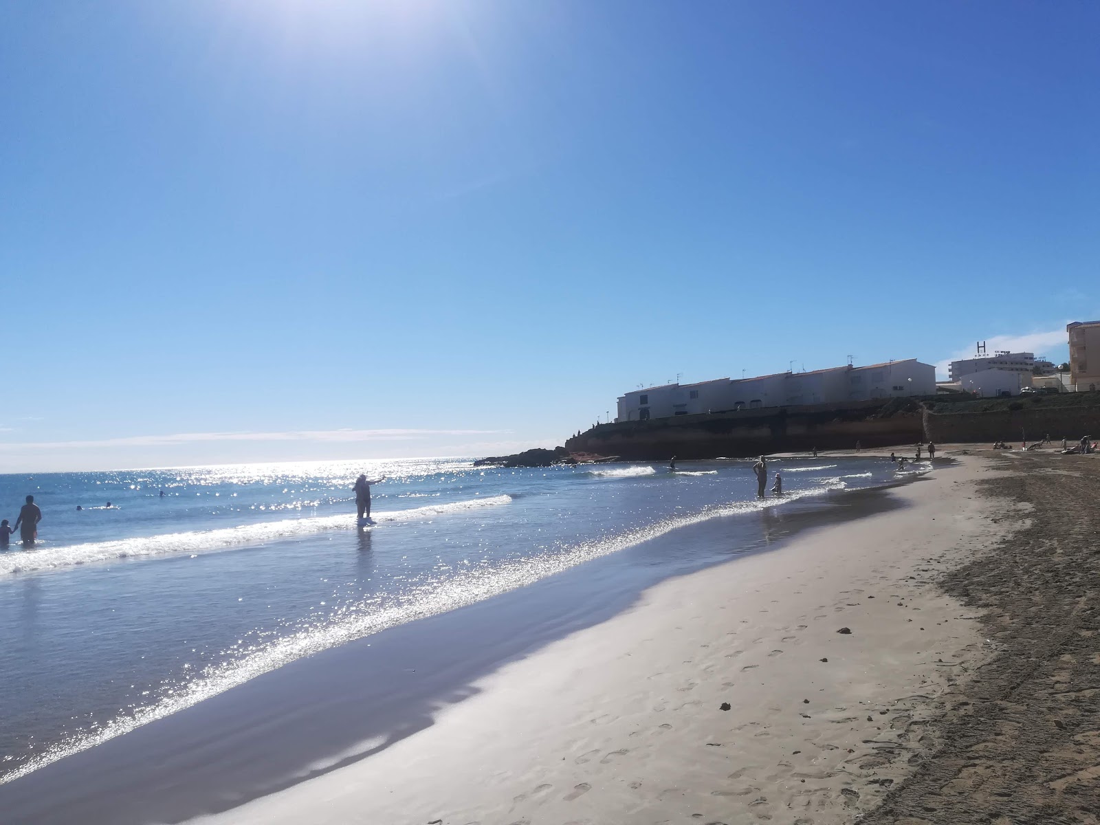弗拉门卡海滩的照片 具有非常干净级别的清洁度