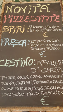 Pizzeria ristorante Andiamo Là à Bardonecchia menu
