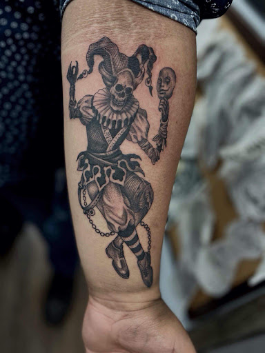 Explore acronym tattoo ideas, creative tattoo ideas in Wallace, available at Artistic Abyss Tattoo Collective