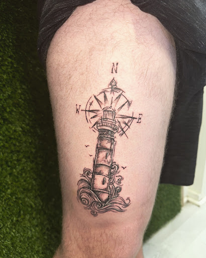 Explore pinky and the brain tattoo ideas, creative tattoo ideas in Cocoa, available at Rorschach Tattoo Shop and Piercing Studio