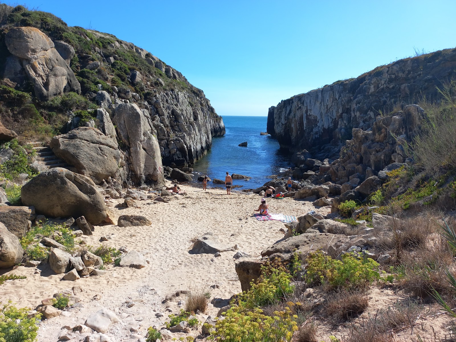 Foto von Praia do Carreiro de Joanes mit beiger sand Oberfläche