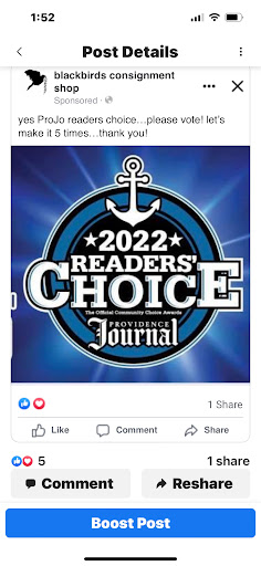 Consignment Shop «Blackbirds Consignment Shop», reviews and photos, 1800 Mineral Spring Ave, North Providence, RI 02904, USA