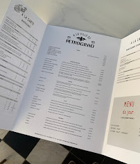 Restaurant russe A la Ville de Petrograd à Paris - menu / carte