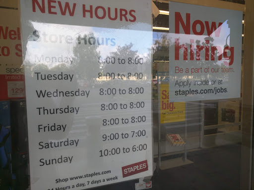 Office Supply Store «Staples», reviews and photos, 7910 Gall Blvd, Zephyrhills, FL 33541, USA