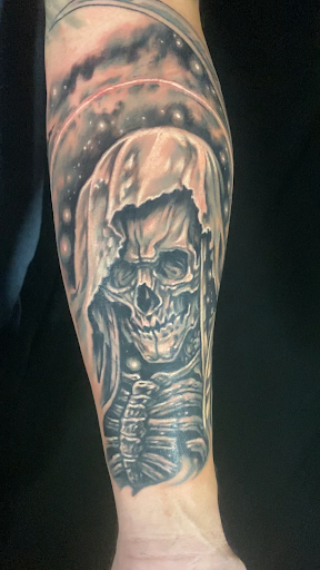 Explore tattoo ideas for grandma, creative tattoo ideas in Concord, available at Arrows and Embers Custom Tattoo