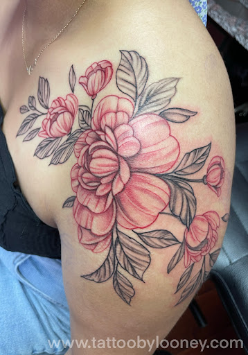 Explore couple his and her tattoo ideas, creative tattoo ideas in Grove City, available at Fuzion Tattoo