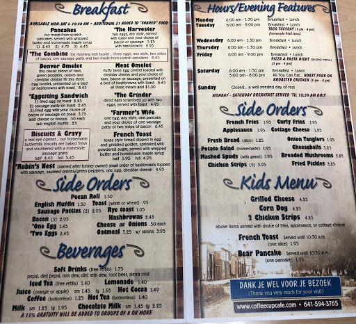 Cafe «Coffee Cup Cafe», reviews and photos, 616 4th St, Sully, IA 50251, USA