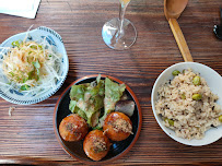 Plats et boissons du Restaurant de nouilles au sarrasin (soba) Abri Soba à Paris - n°1