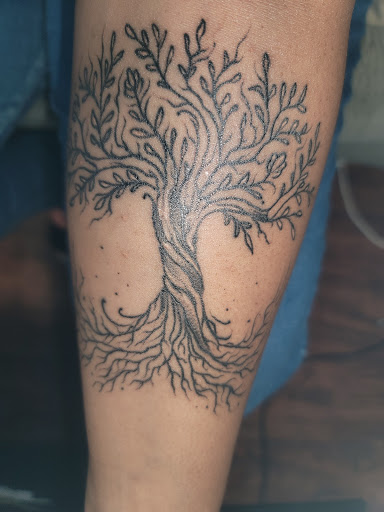 Explore chest tattoo men idea, creative tattoo ideas in Pittsburgh, available at 10th Street Tattoo