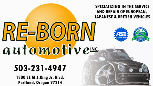 Auto Repair Shop «Re-Born Automotive, Inc.», reviews and photos, 1800 SE Martin Luther King Jr Blvd, Portland, OR 97214, USA