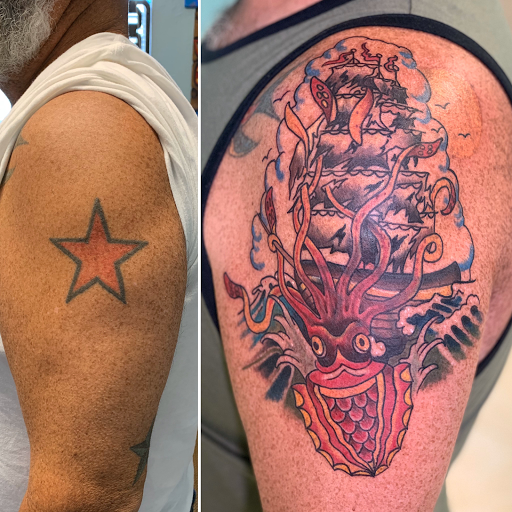 Explore hip tattoo ideas for women, creative tattoo ideas in Ocala, available at The Tattoo Gallery of Ocala LLC