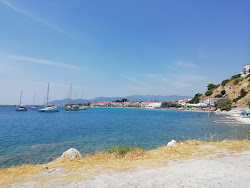 Pythagorean beach的照片 带有宽敞的海湾