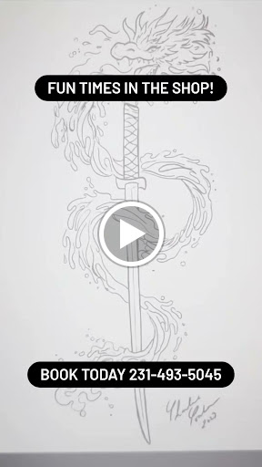 Explore chest piece tattoo ideas for guys, creative tattoo ideas in Traverse City, available at Pinups & Needles