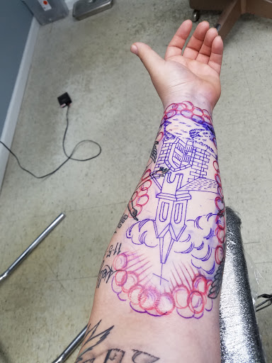 Explore mgk tattoo ideas, creative tattoo ideas in Cleveland, available at West Anchor Tattoo